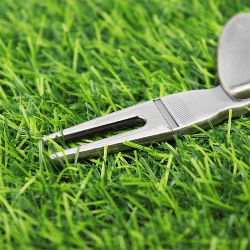 Divot Repair Tool - Bending Golfs Balls Pickers Green Mark