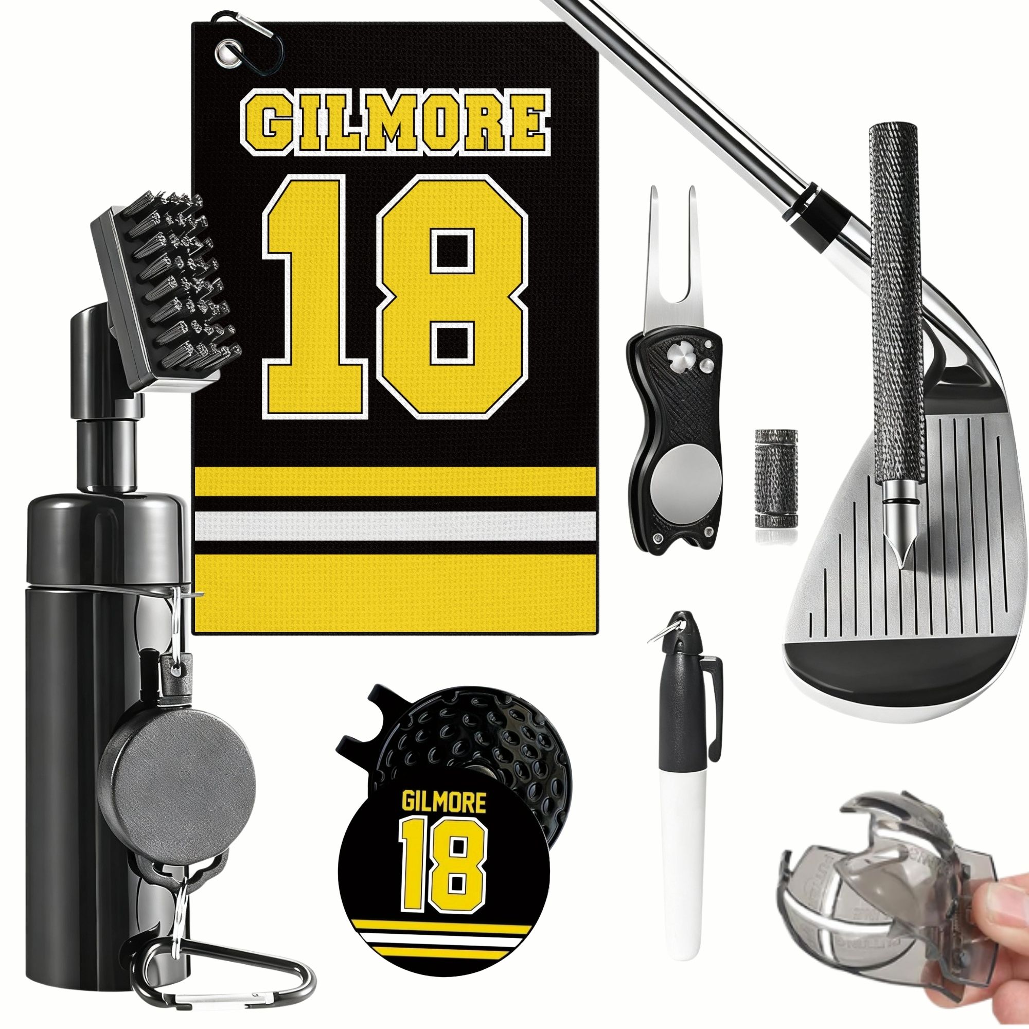 Golf Club Cleaning Kit with Go - Divot Repair Tool avaliação e preço