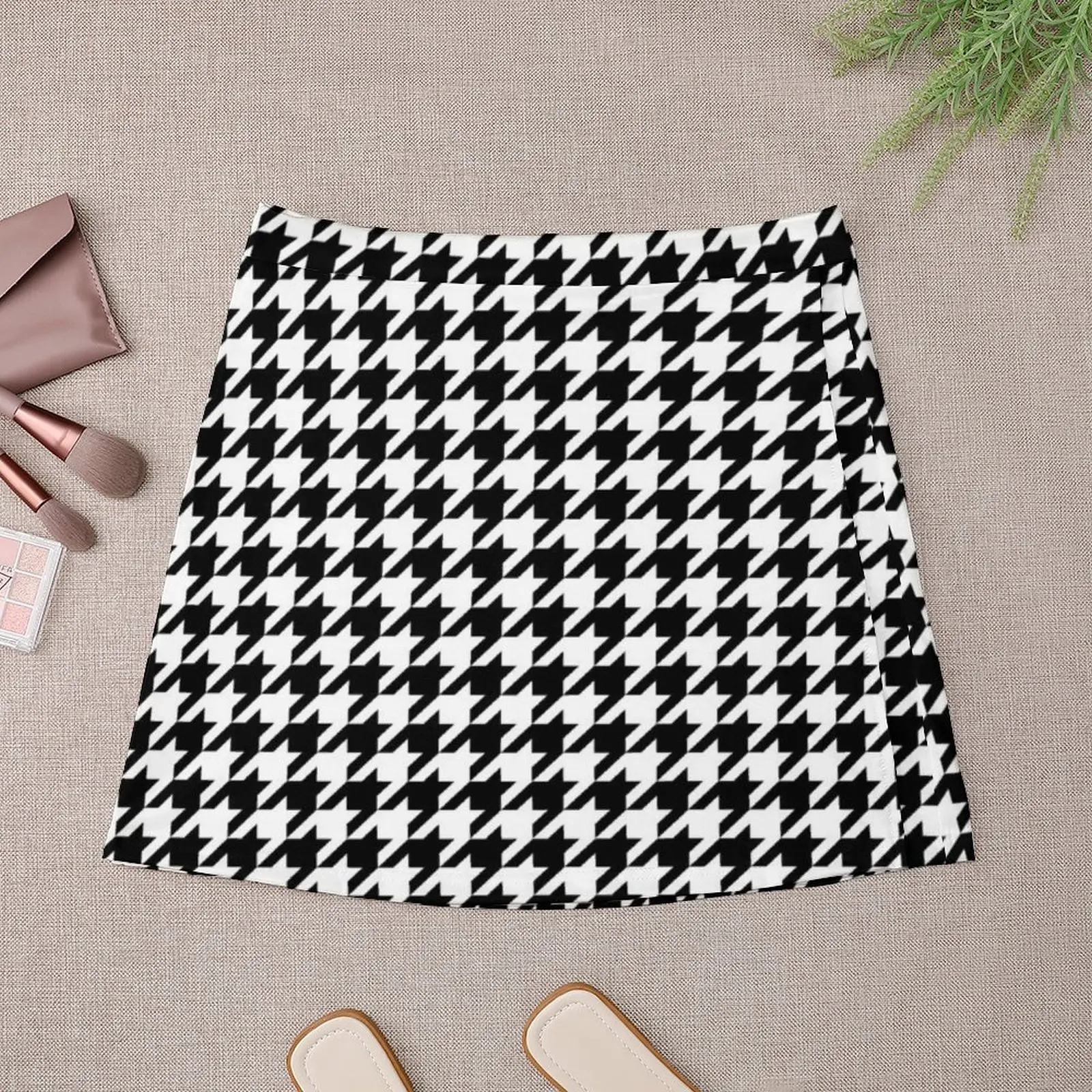 Houndstooth Mini Skirt women's - Golf Equipment Korea avaliação e preço