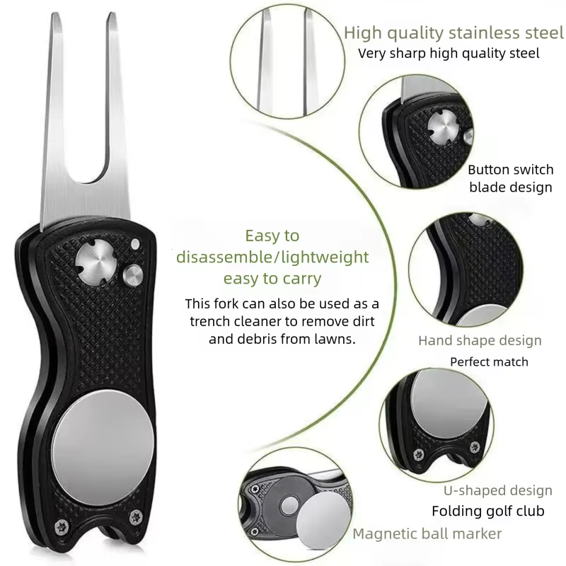 Foldable Golf Divot Repair Too - Divot Repair Tool avaliação e preço