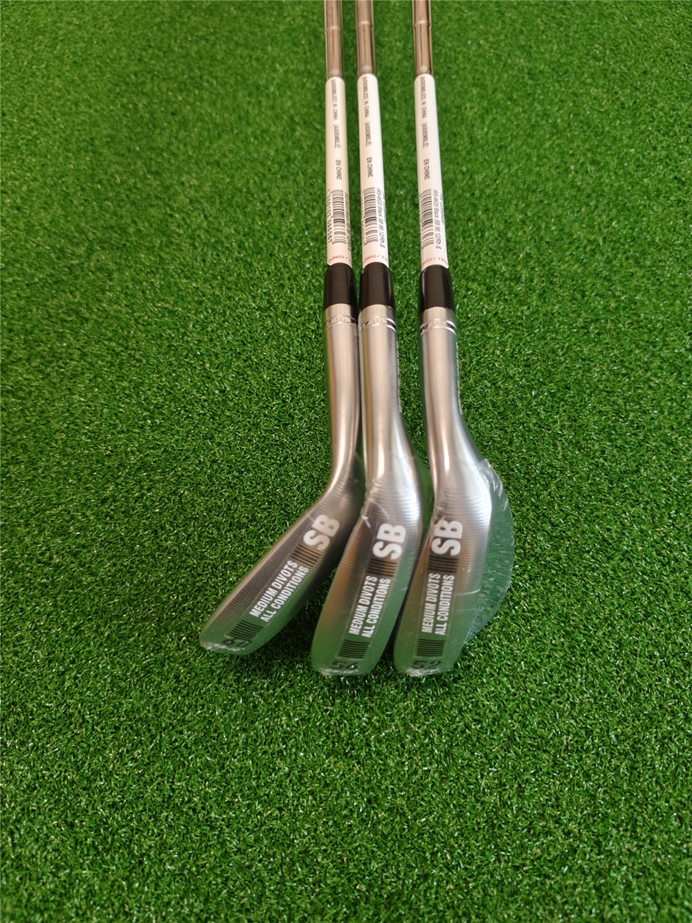 3PCS Silver Wedges MG 5 Golf C - Shaft Flex Stiff avaliação e preço