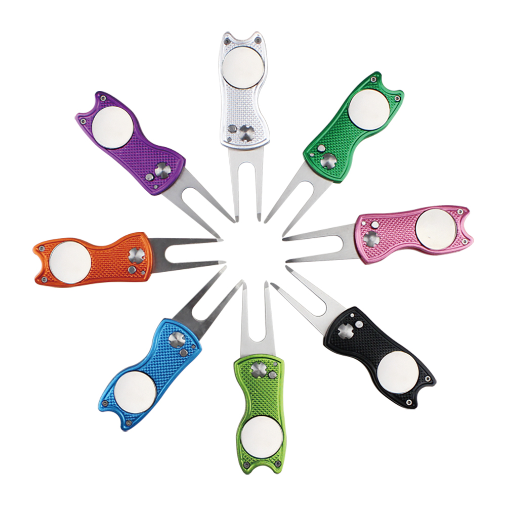 1 Pcs Multi Color Switchblade  - Divot Repair Tool avaliação e preço