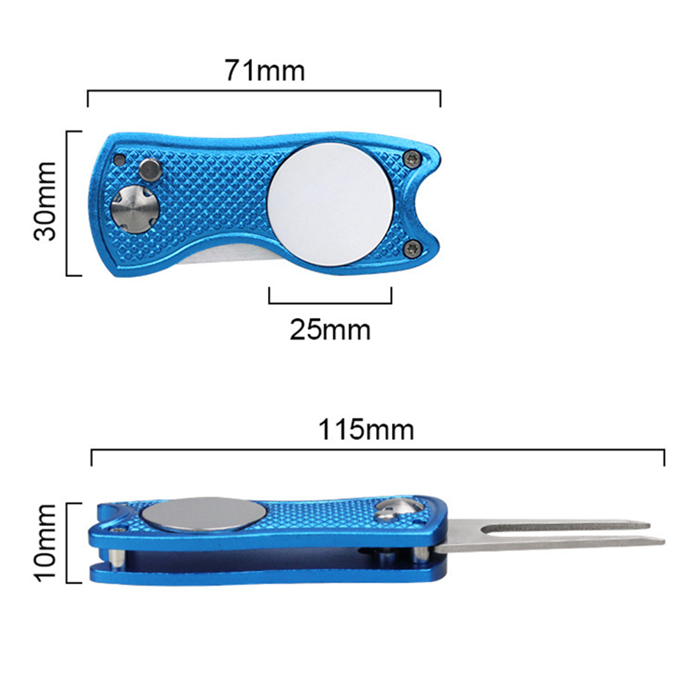 1 Pcs Multi Color Switchblade  - Divot Repair Tool avaliação e preço
