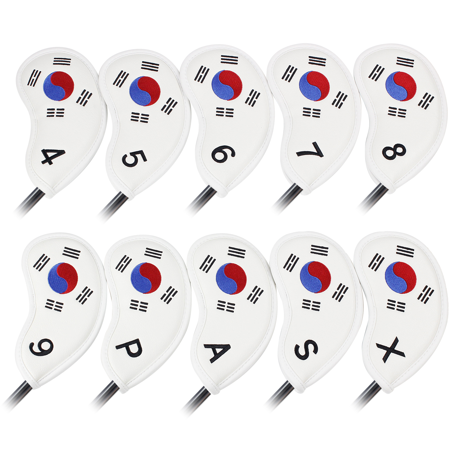 10 Pcs/Set PU Golf Iron Head C - Golf Equipment Korea avaliação e preço
