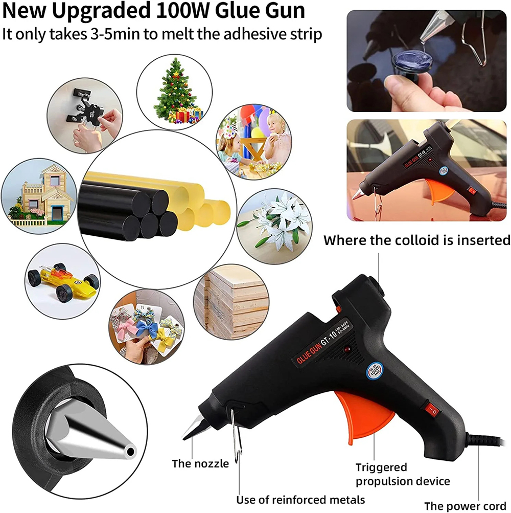 100W Hot Melt Glue Gun 100-240 - Divot Repair Tool avaliação e preço