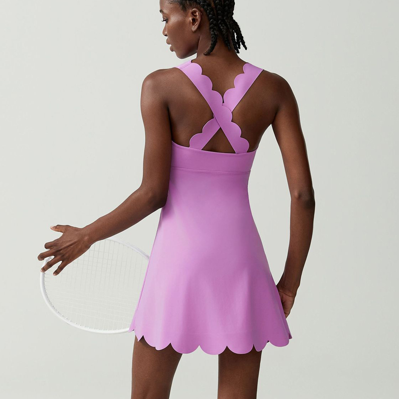 Women Tennis Yoga Dress Solid  - Golf Equipment Women avaliação e preço