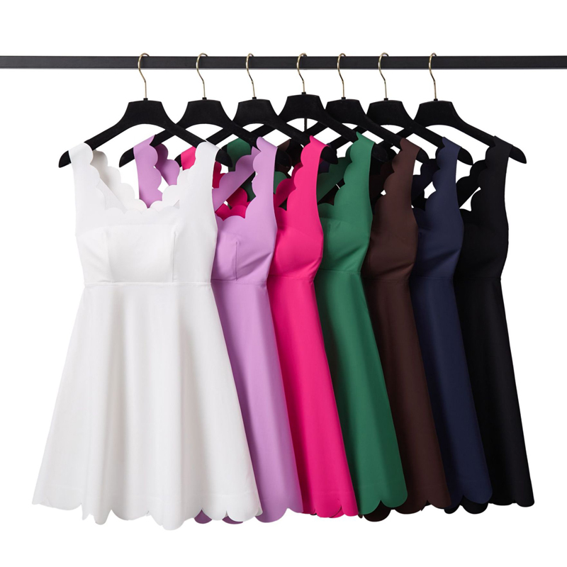 Women Tennis Yoga Dress Solid  - Golf Equipment Women avaliação e preço