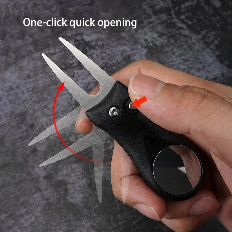 Random 1Pc Stainless Steel Pop - Divot Repair Tool avaliação e preço
